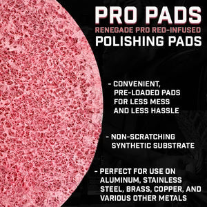 Pro Pads: Renegade Pro Red-Infused Polishing Pads